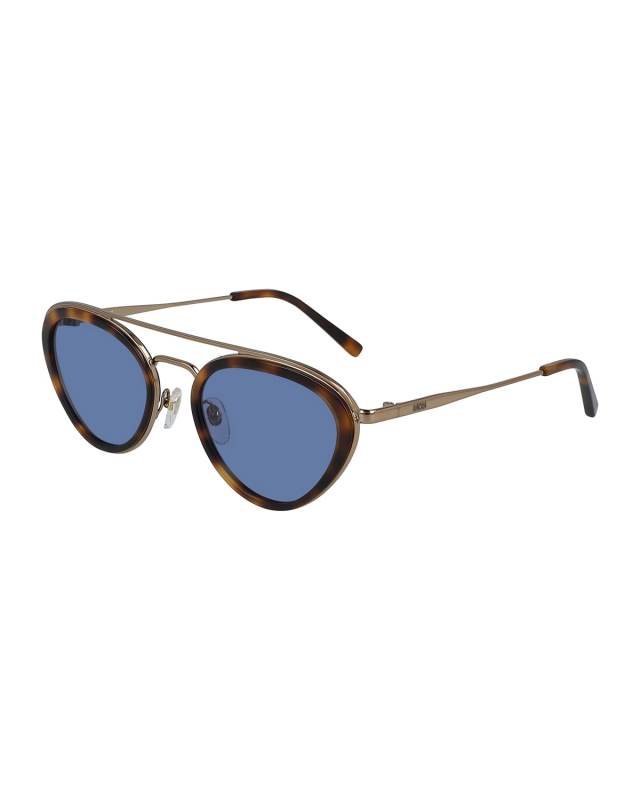 Classic Logo Metal Cat-Eye Sunglasses